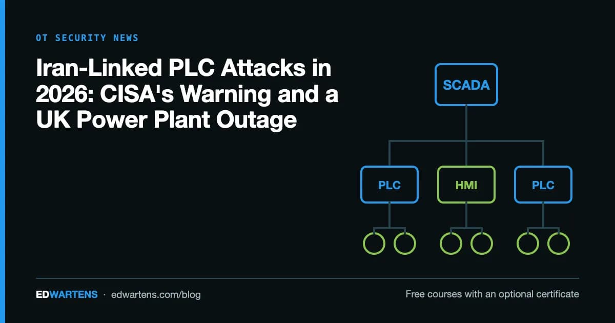 Iran-Linked PLC Attacks in 2026: CISA's Warning and a UK Power Plant Outage