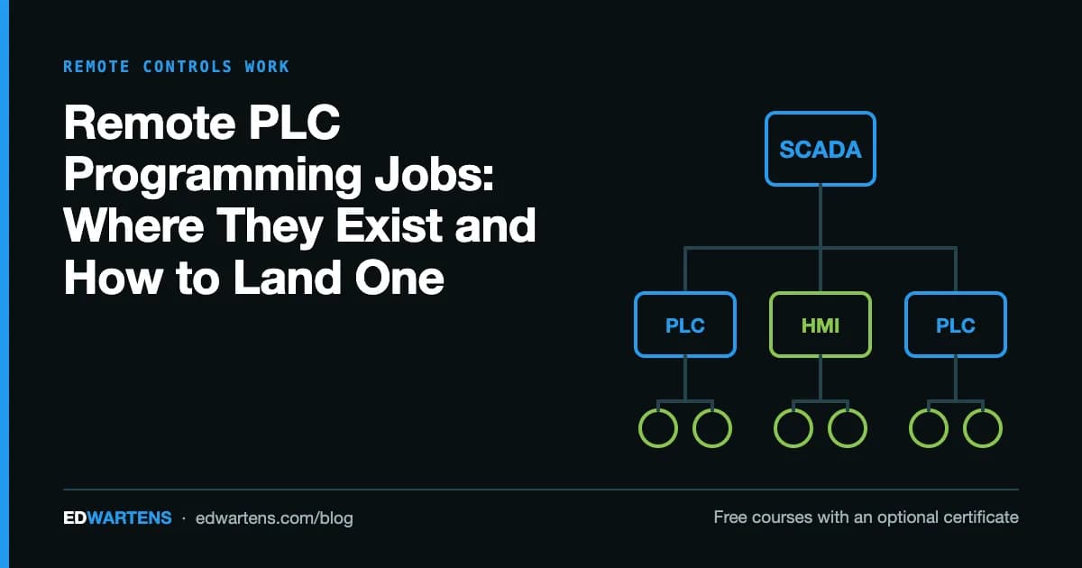 Remote PLC Programming Jobs: Where They Exist and How to Land One