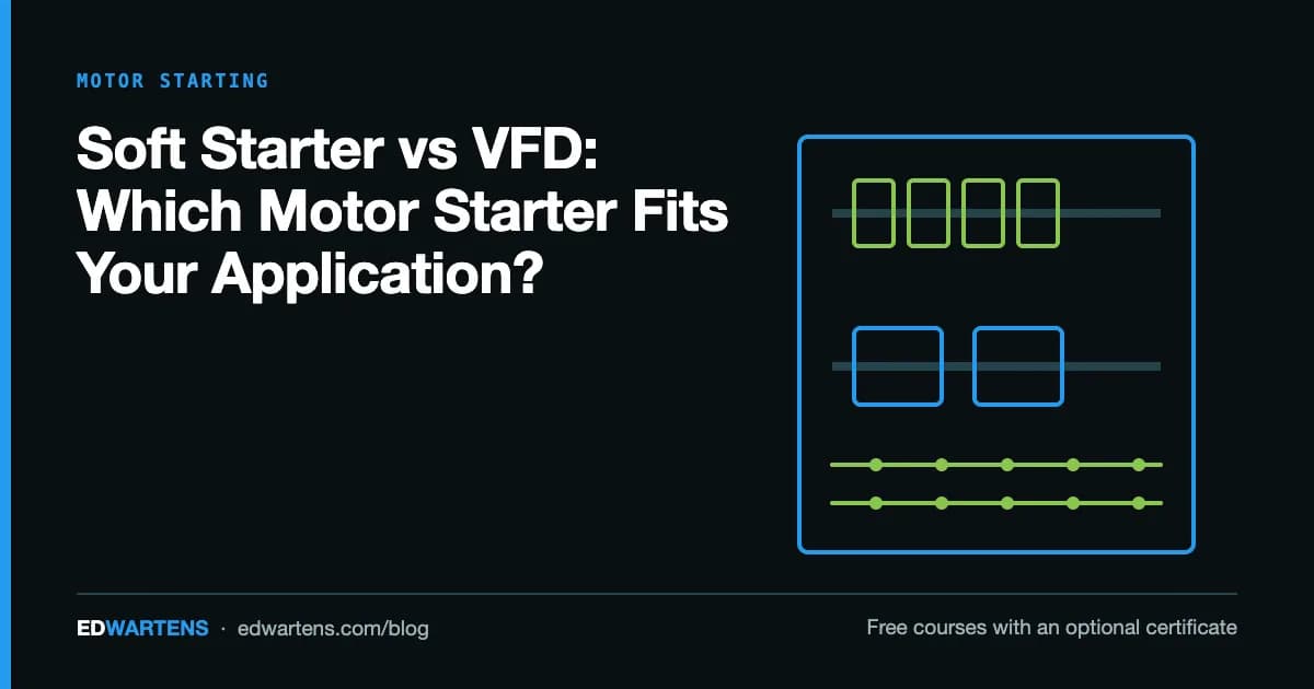 Soft Starter vs VFD: Which Motor Starter Fits Your Application?
