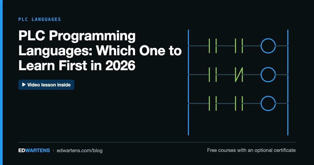 PLC Programming Languages: Which One to Learn First in 2026