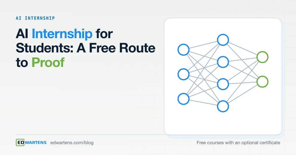 AI Internship for Students: A Free Route to Proof
