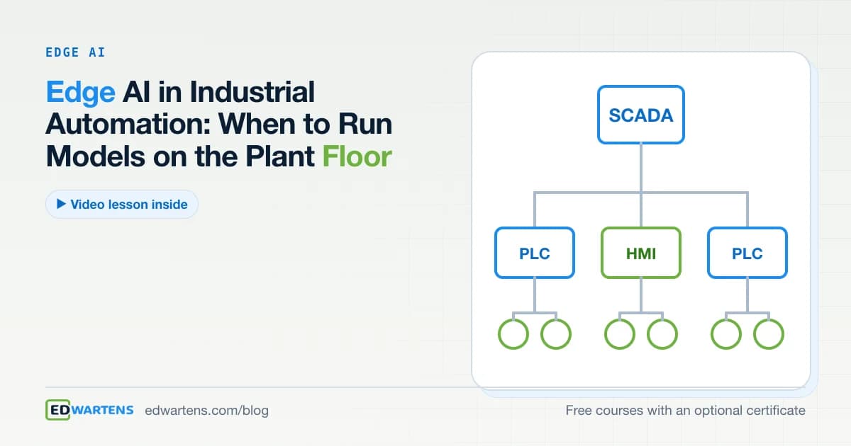 Edge AI in Industrial Automation: When to Run Models on the Plant Floor