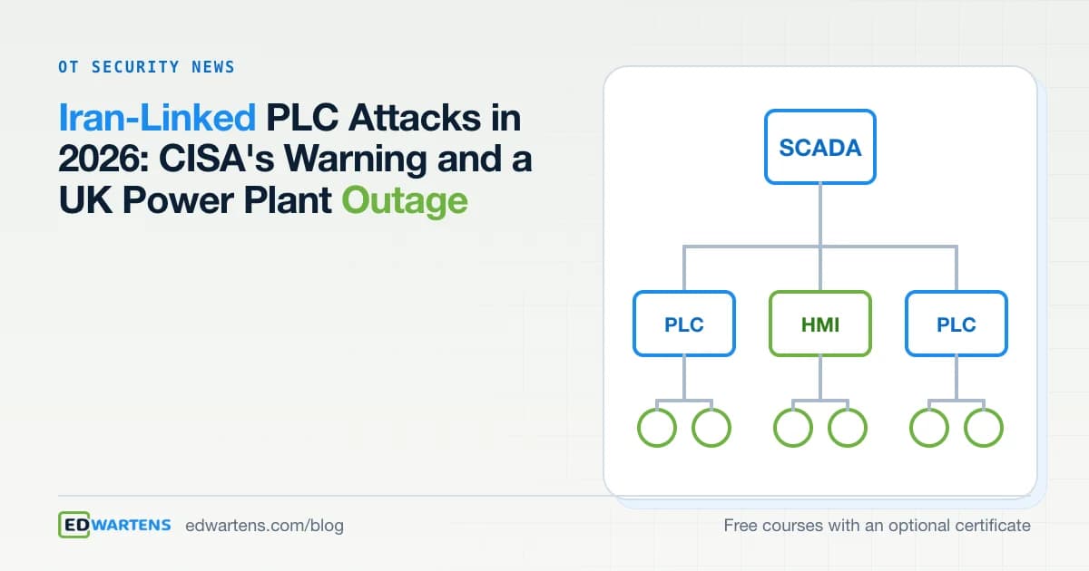 Iran-Linked PLC Attacks in 2026: CISA's Warning and a UK Power Plant Outage