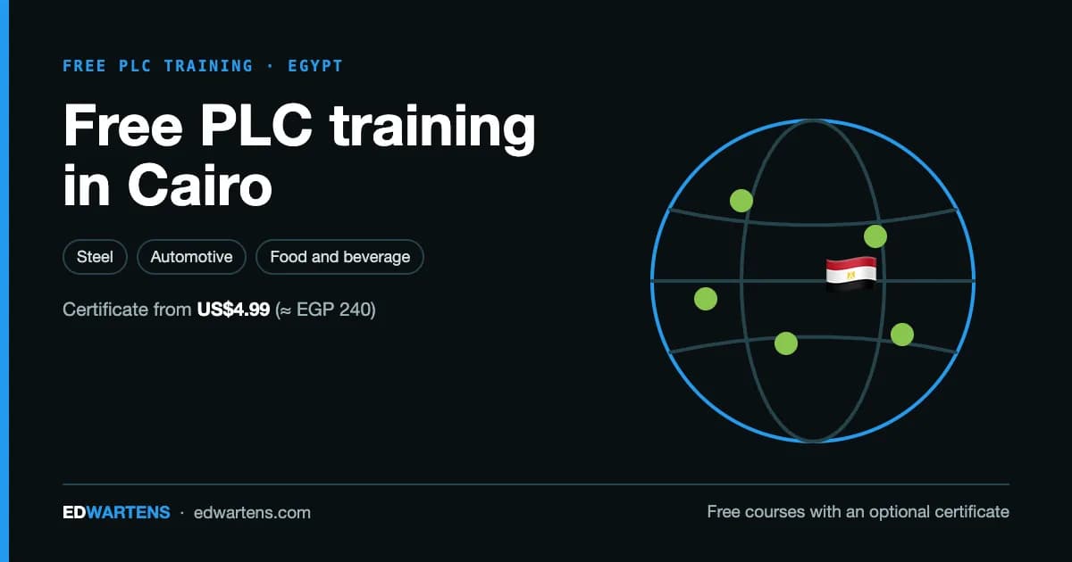 Free PLC training in Cairo