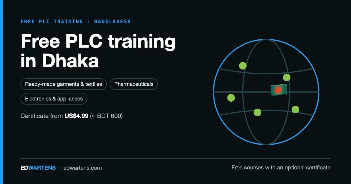Free PLC training in Dhaka