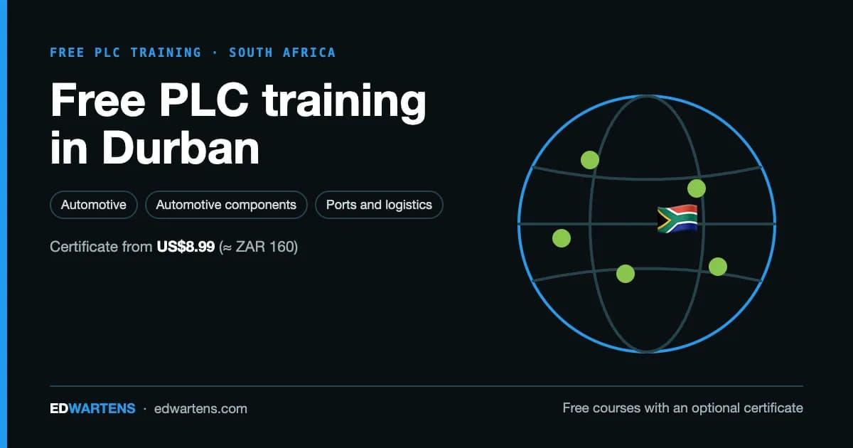 Free PLC training in Durban
