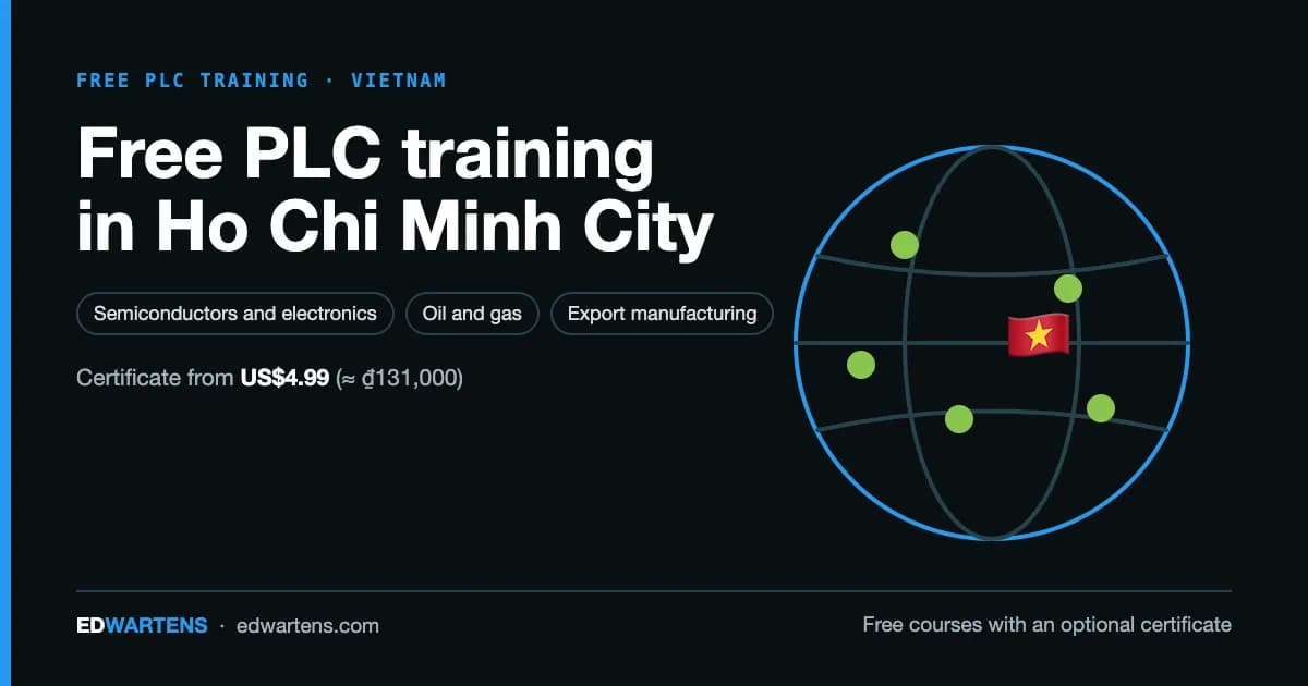 Free PLC training in Ho Chi Minh City