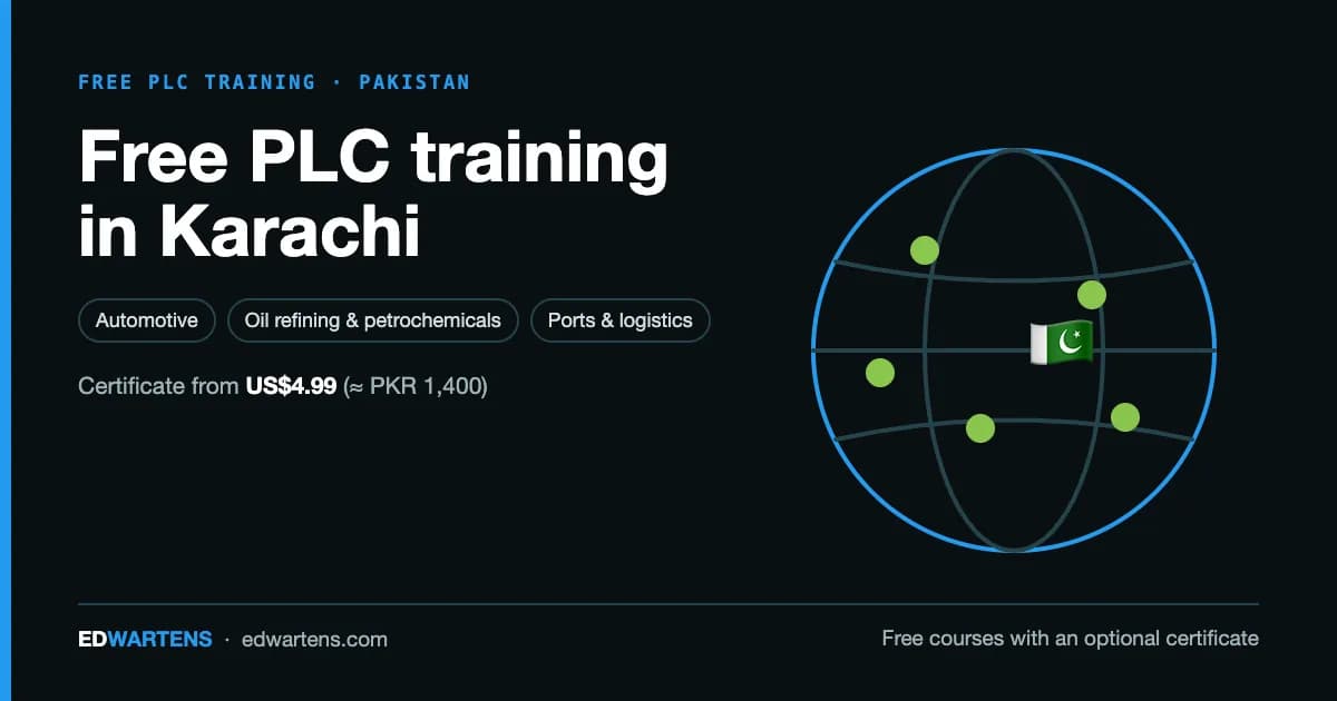 Free PLC training in Karachi