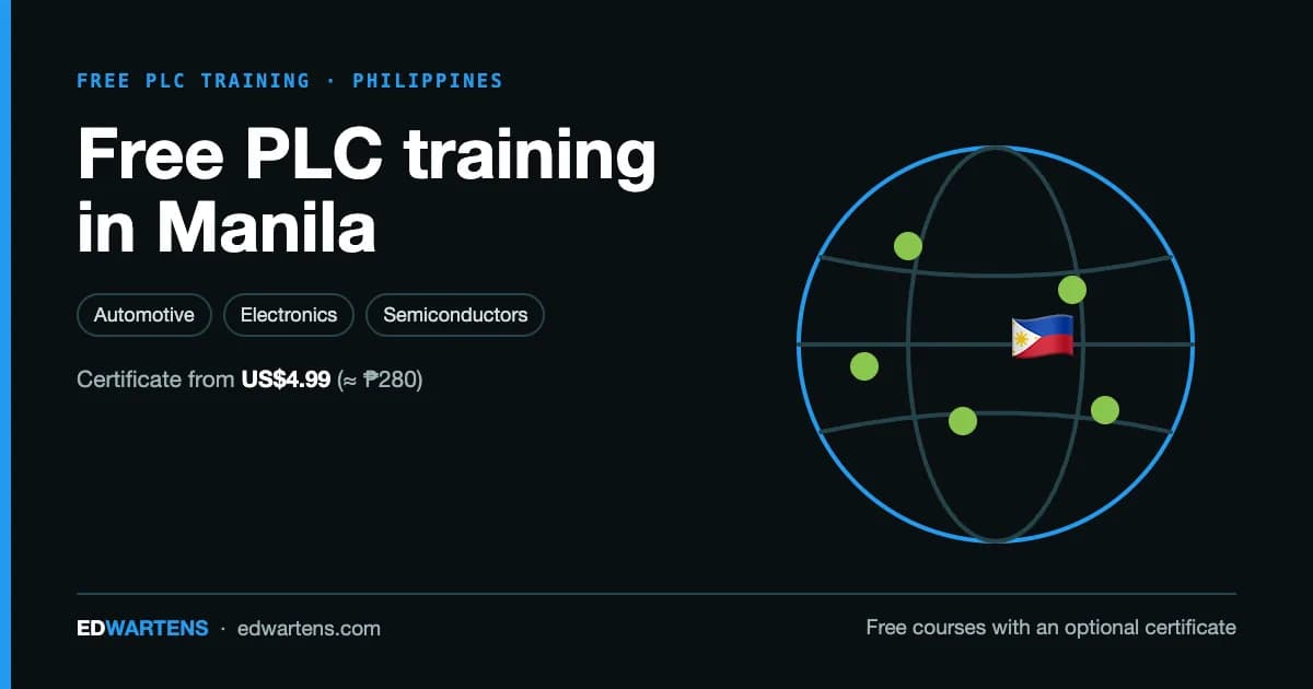 Free PLC training in Manila