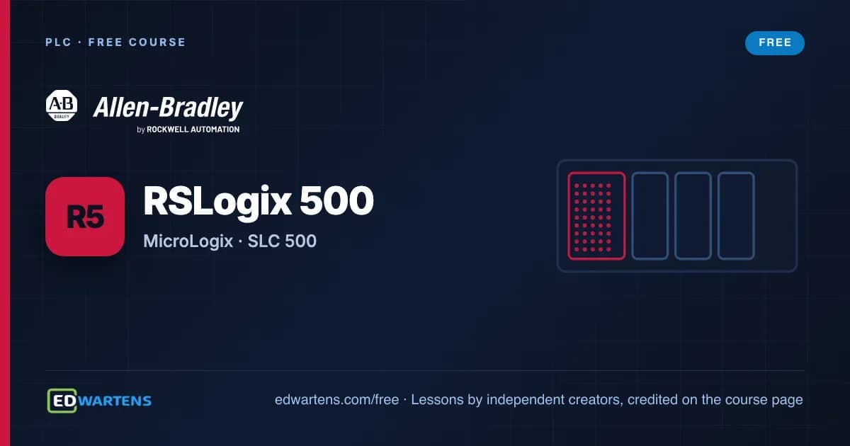 Allen-Bradley RSLogix 500 and MicroLogix course cover