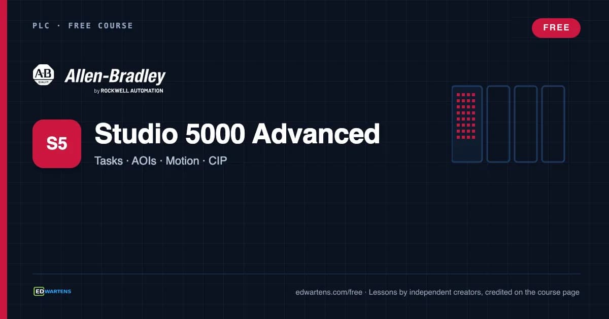 Allen-Bradley Studio 5000 Advanced course cover
