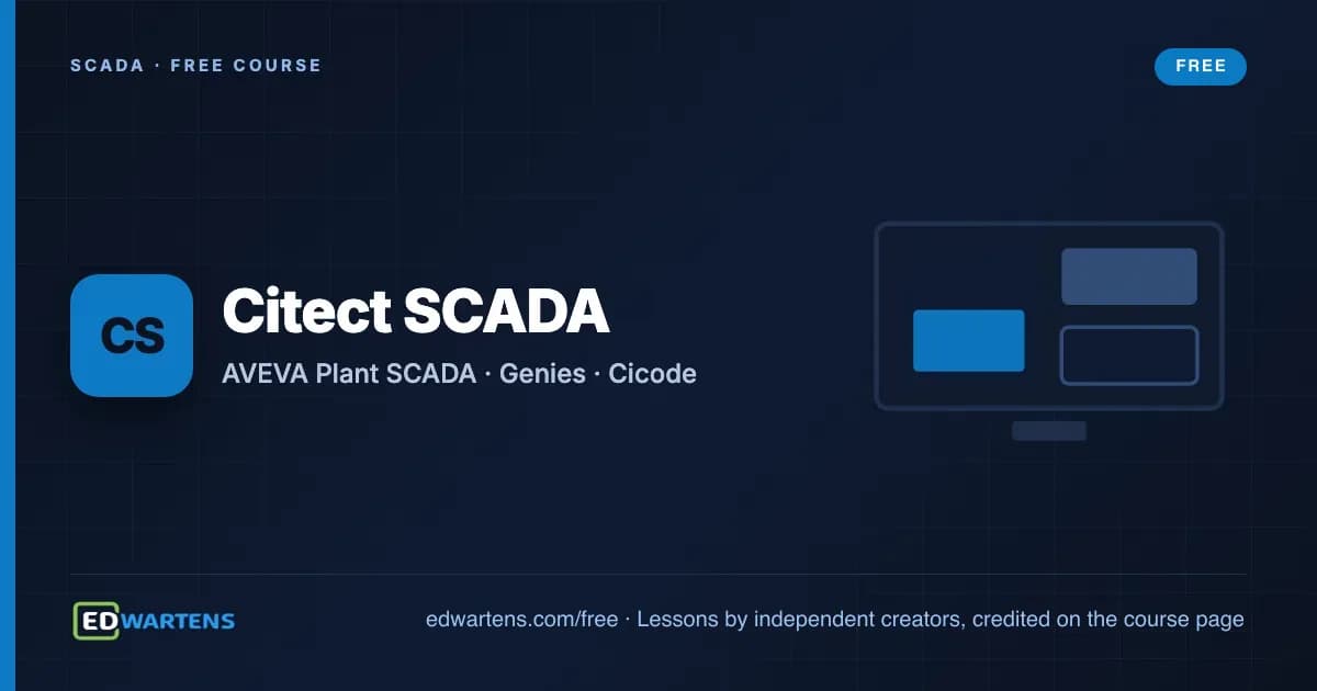 Citect SCADA and AVEVA Plant SCADA course cover
