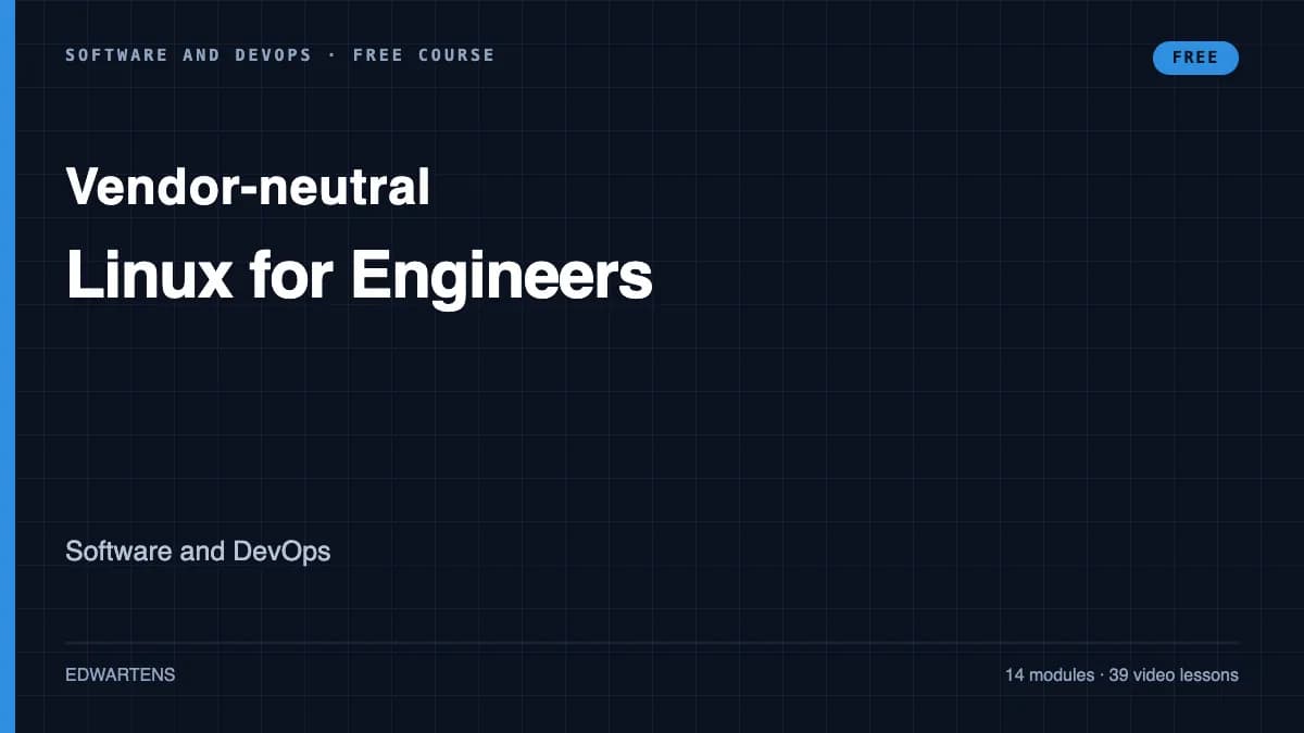 Linux for Engineers course cover