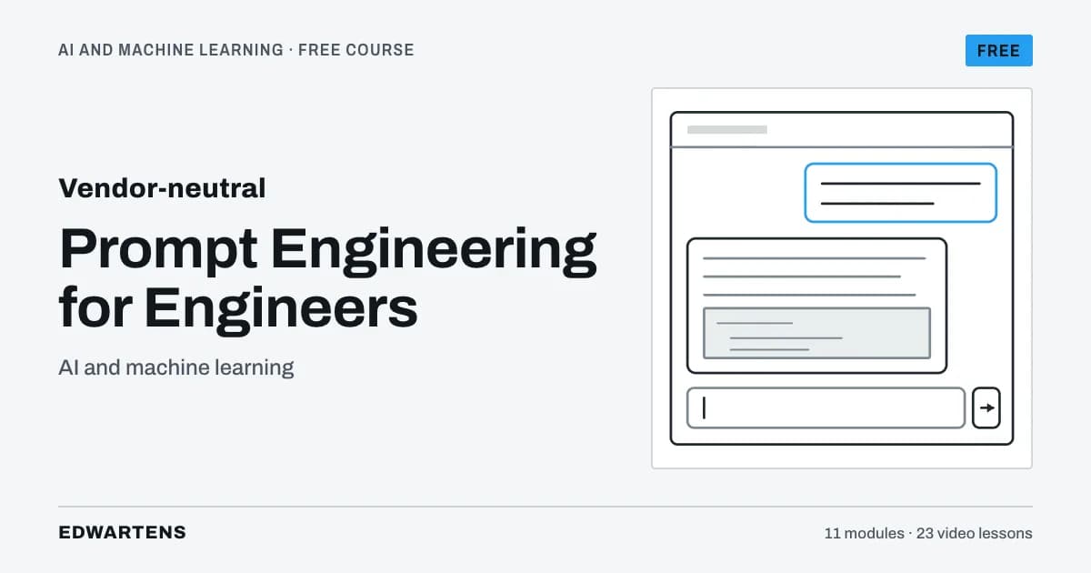 Prompt Engineering for Engineers course cover