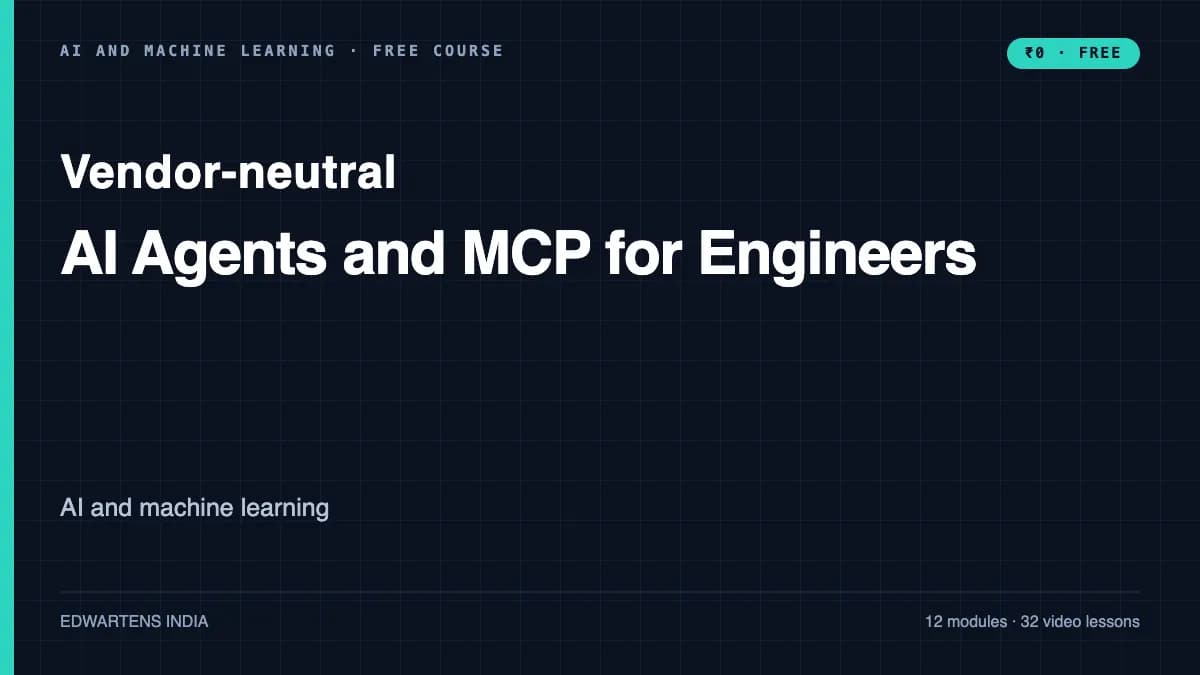 AI Agents and MCP for Engineers course cover