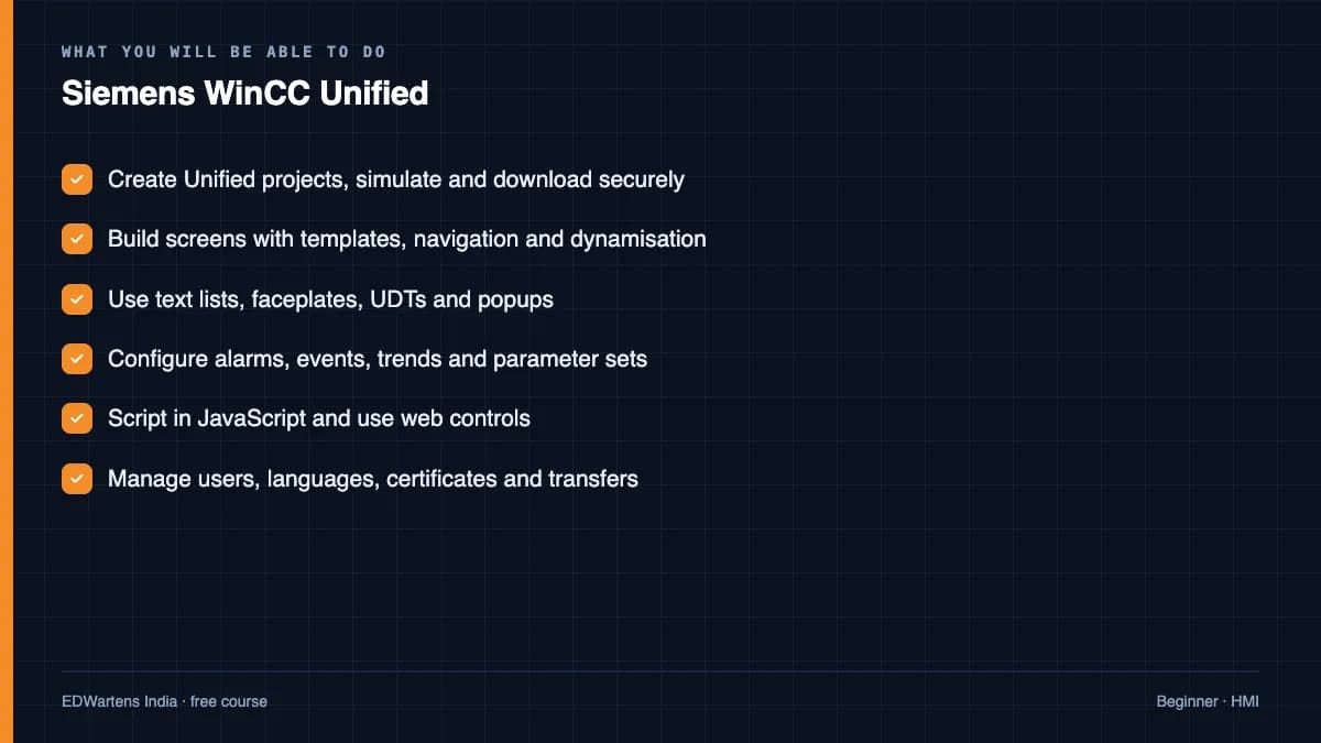 Siemens WinCC Unified: What you will be able to do