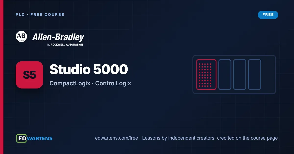 Allen-Bradley Studio 5000 free course cover