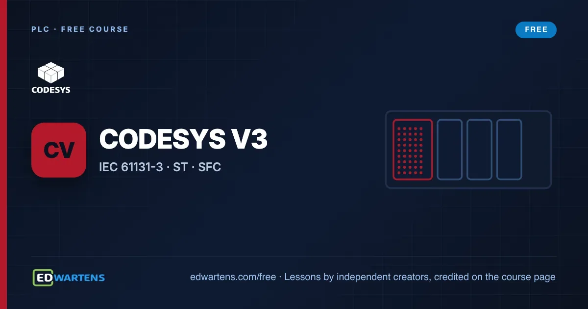 PLC programming with CODESYS, course artwork