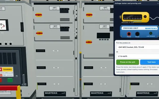 Substation and MCC lab in 3D