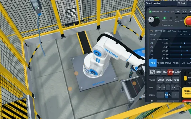 Robotics lab in 3D