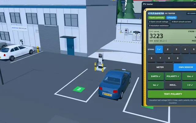 Solar and EV lab in 3D