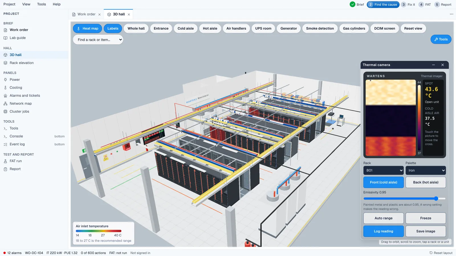 Data Centre Critical Facilities Engineer job simulation